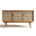 Mobile contenitore in legno di rovere per soggiorno – 120 x 40 x 60 cm