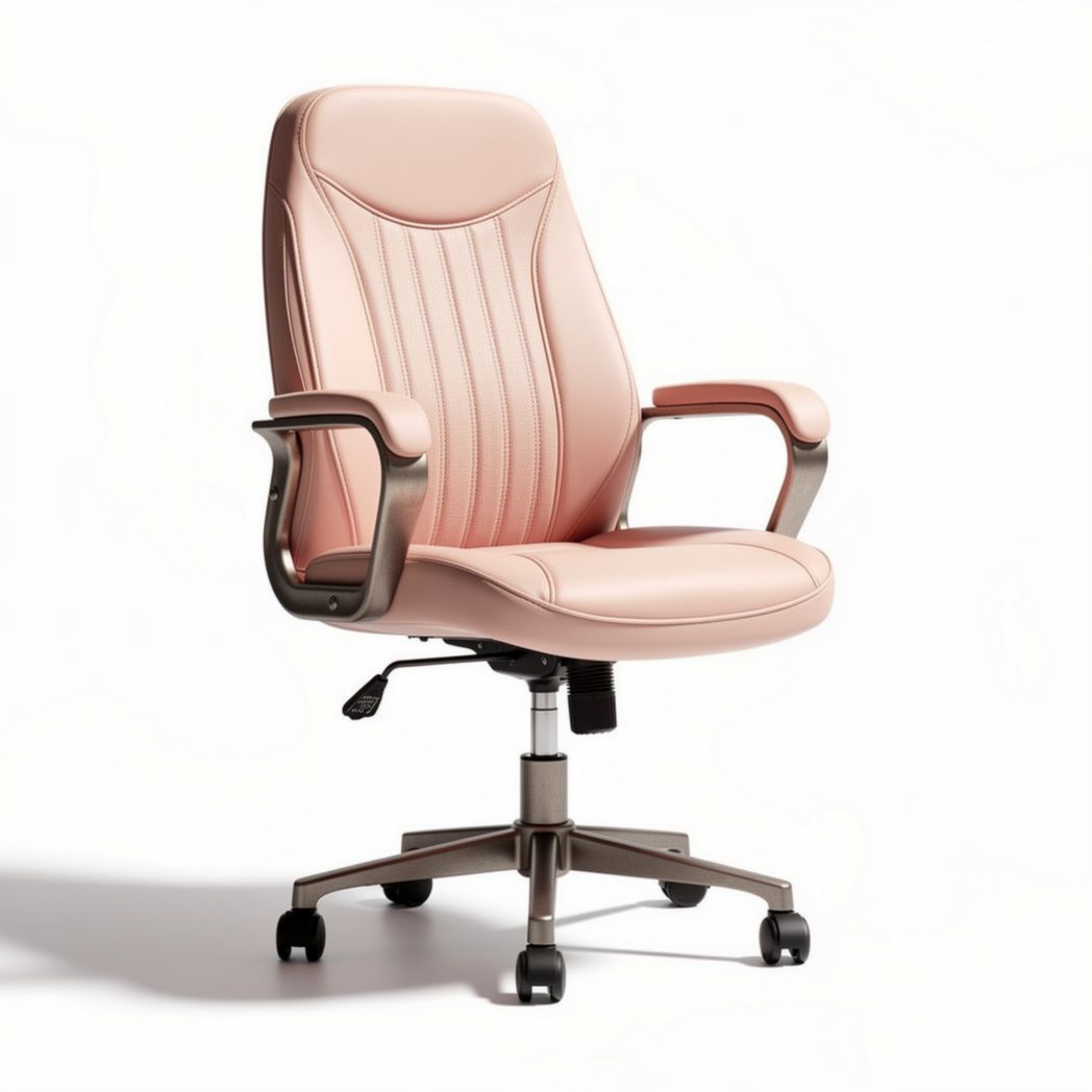 Sedia da ufficio ergonomica in similpelle per spazi di lavoro – 70 x 70 x 100 cm