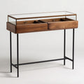 Mobile consolle in legno di frassino per ingresso e soggiorno – 80 x 40 x 75 cm