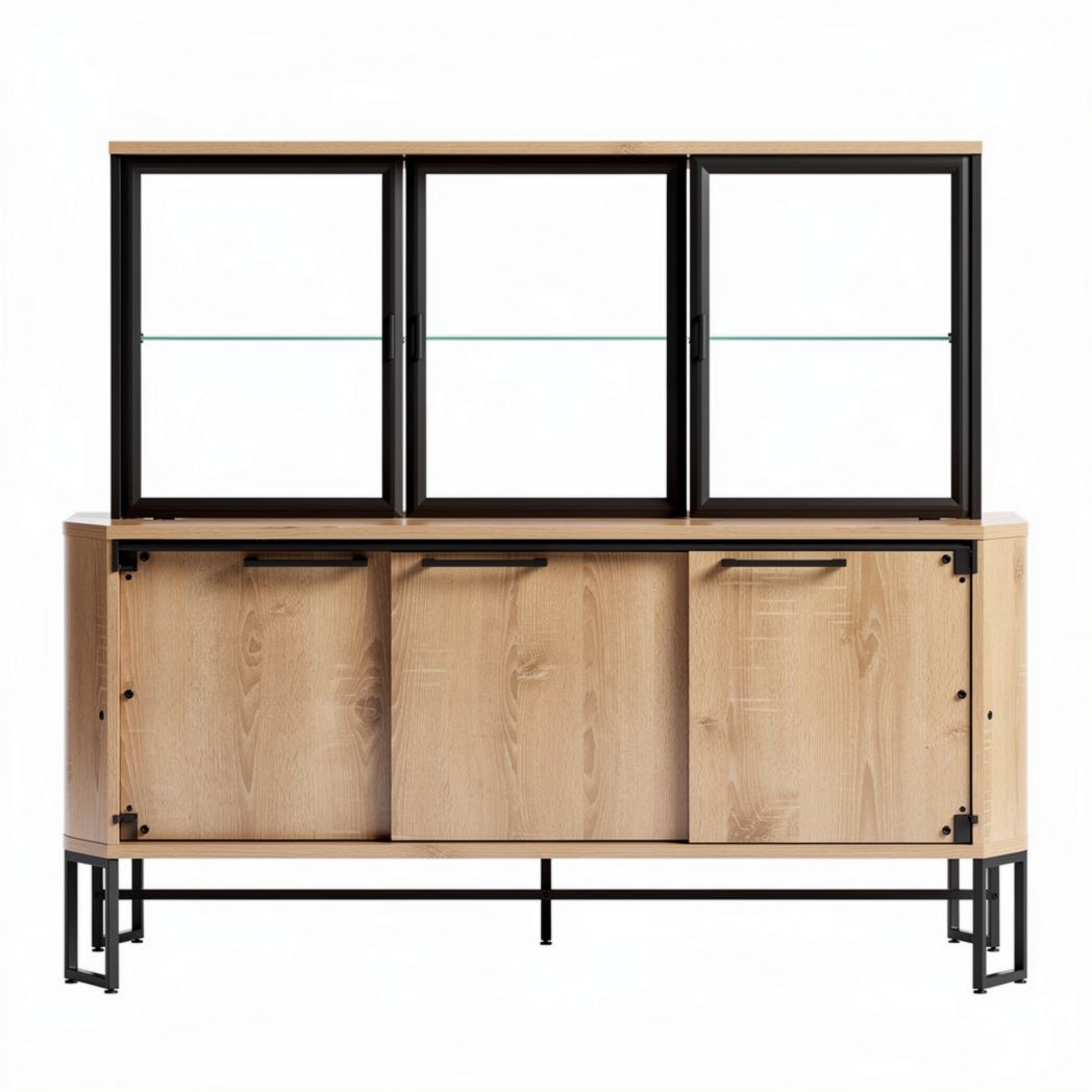 Vetrina in vetro per esposizione – 80 x 40 x 120 cm