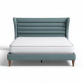 Letto matrimoniale in tessuto per camera da letto – 210 x 180 x 100 cm