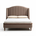 Letto con testiera in tessuto per camera da letto – 200 x 160 x 120 cm